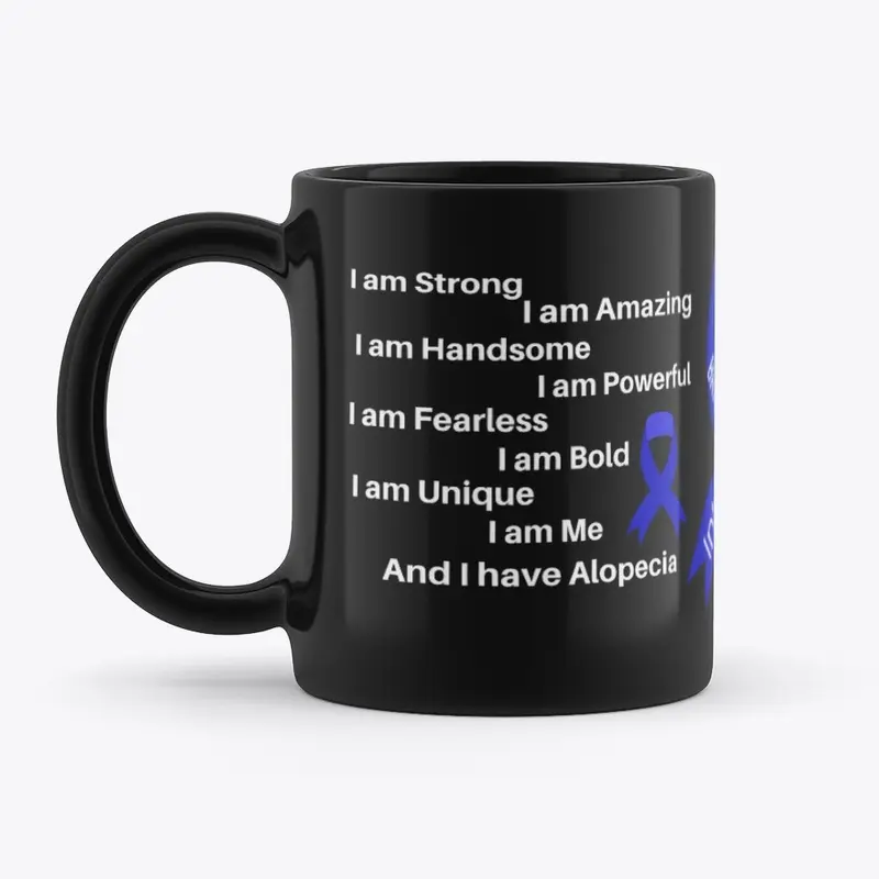 I AM MALE ALOPECIA MUG