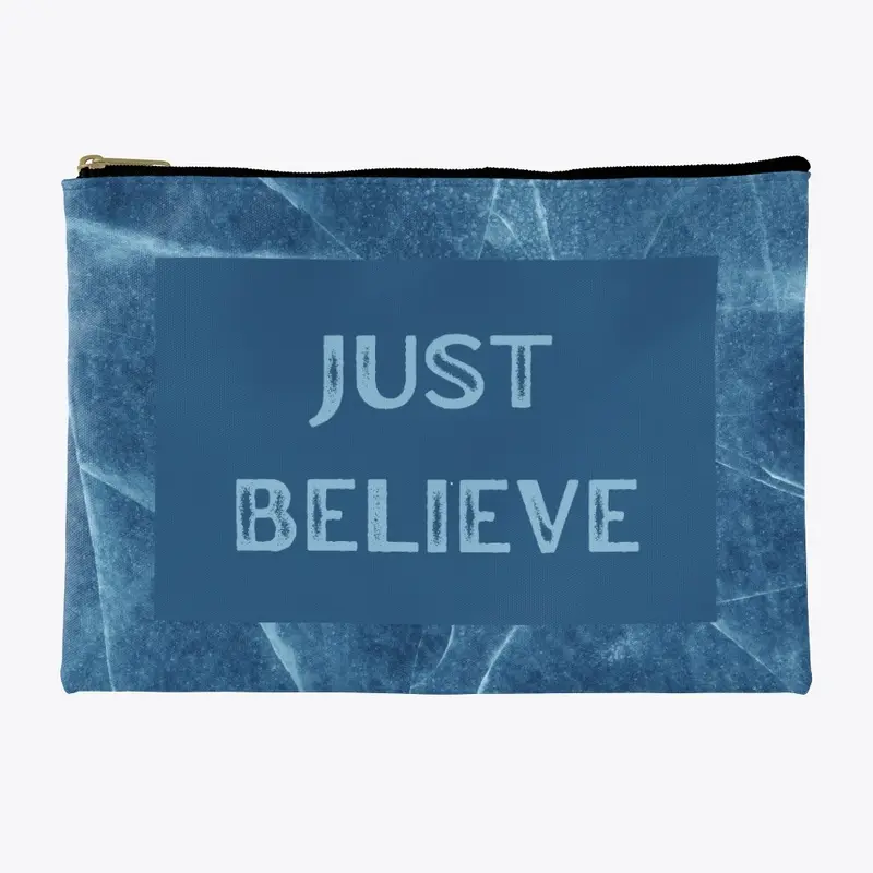 JUST BELIEVE ACCESSORY POUCH