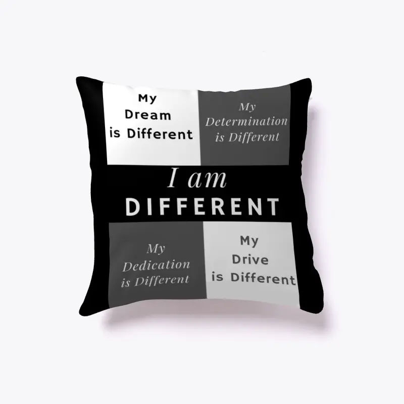 I AM DIFFERENT PILLOW