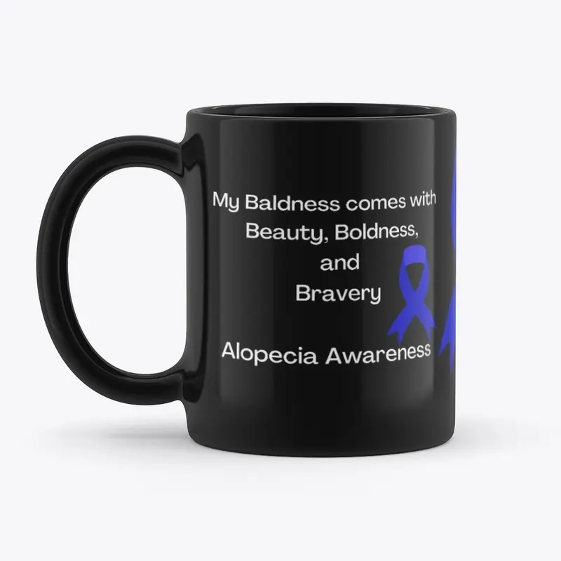 ALOPECIA BEAUTY, BOLDNESS, BRAVERY MUG