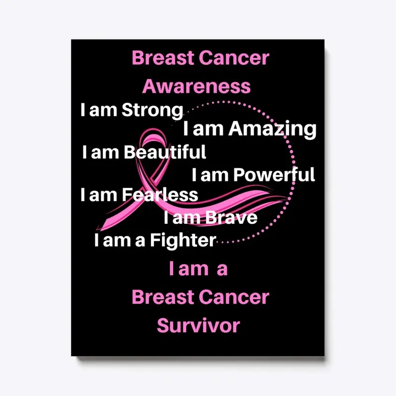 BREAST CANCER SURVIVOR CANVAS