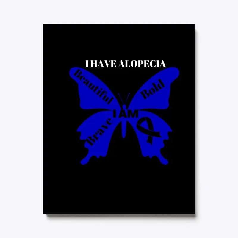 ALOPECIA BUTTERFLY CANVAS