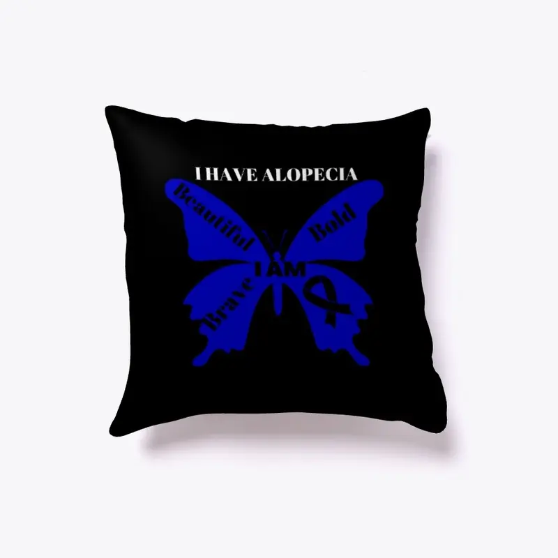 ALOPECIA BUTTERFLY PILLOW